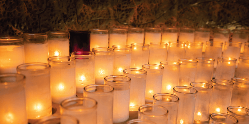 grotto candle